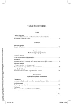 AUTISME ET PSYCHOSE