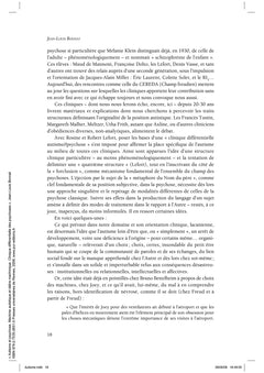 AUTISME ET PSYCHOSE