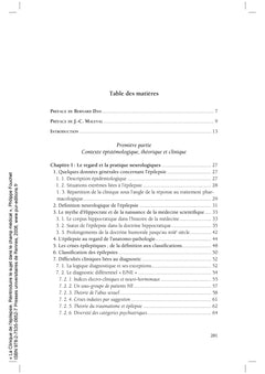 La clinique de l'épilepsie