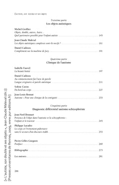 L'autiste, son double et ses objets