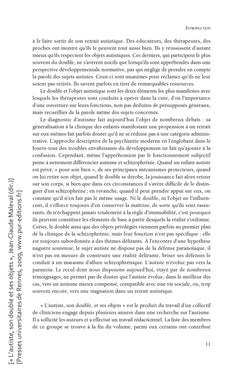 L'Autiste, son double et ses objets