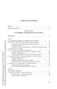 L'Entrée dans la psychose
