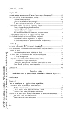 L'Entrée dans la psychose