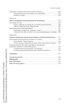 L'Entrée dans la psychose
