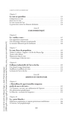 L'air et le vent au Moyen Âge