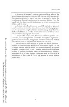 L'air et le vent au Moyen Âge