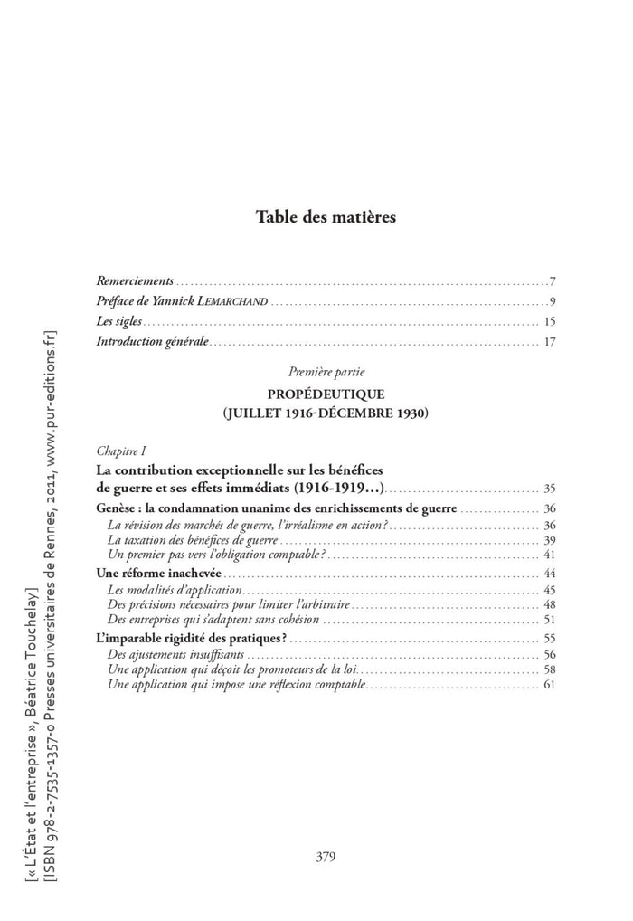 Etat et l'entreprise