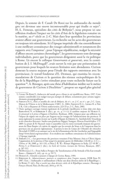 Les gouverneurs et les provinciaux sous la République romaine