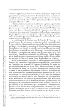 Les gouverneurs et les provinciaux sous la République romaine