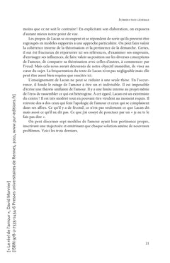 Le réel de l'amour