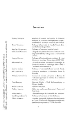 ECRIRE SOUS L OCCUPATION