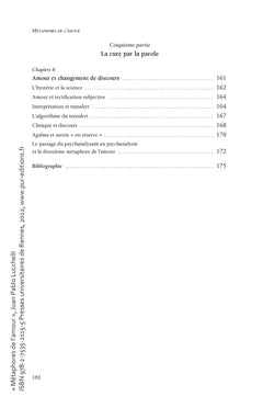 Métaphores de l'amour