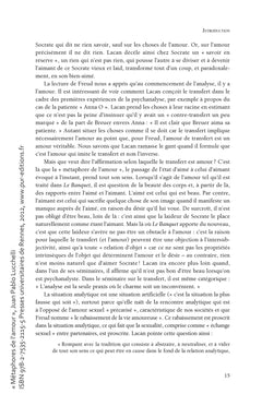 Métaphores de l'amour