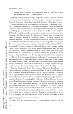 Métaphores de l'amour