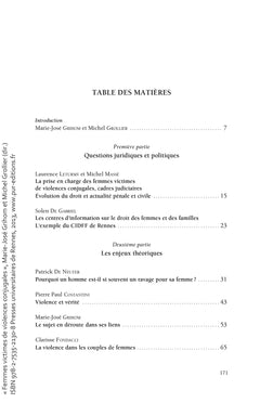 Femmes victimes de violences conjugales