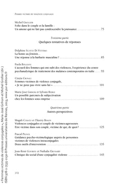 Femmes victimes de violences conjugales