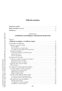 L'autopsie judiciaire