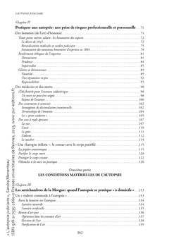 L'autopsie judiciaire