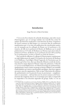 Parlementaires acteurs de la vie provinciale