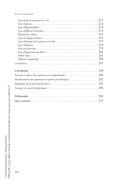 Folie et paranormal: Vers une clinique des expériences exceptionnelles