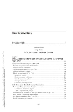 Citoyenneté, République et démocratie en France