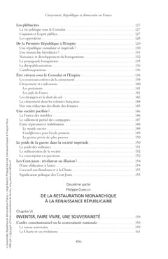 Citoyenneté, République et démocratie en France
