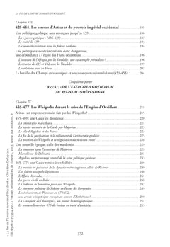 La fin de l'Empire romain d'Occident