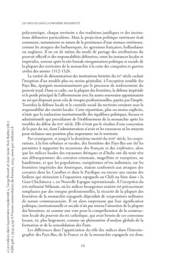Les milices dans la première modernité