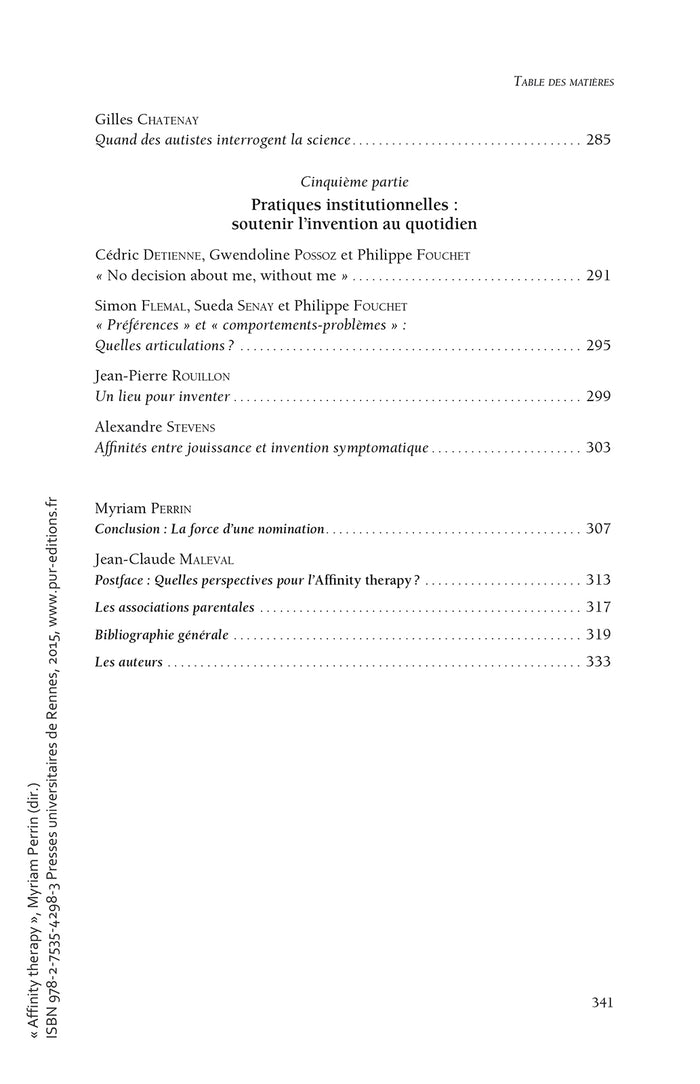 Affinity therapy: nouvelles recherches sur l'autisme