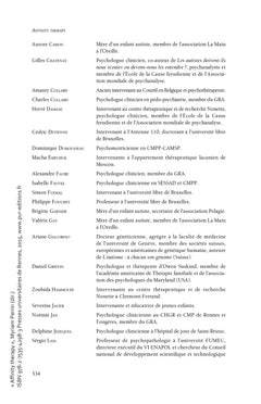 Affinity therapy: nouvelles recherches sur l'autisme