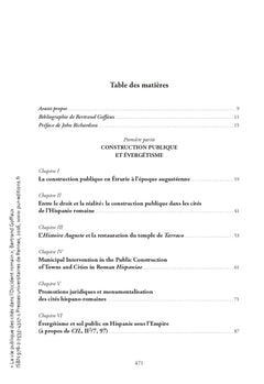 La vie publique des cités dans l'Occident romain
