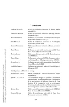 Le collège unique