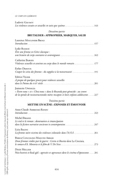 Le corps en lambeaux