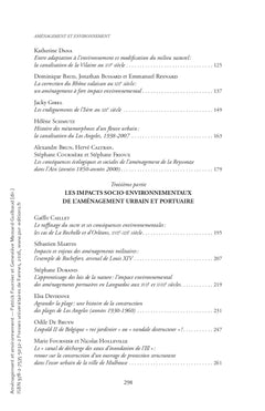 Aménagement et environnement