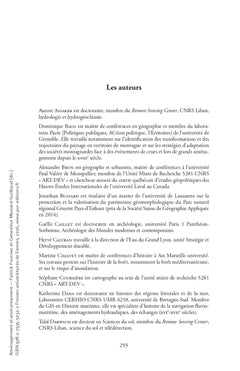 Aménagement et environnement