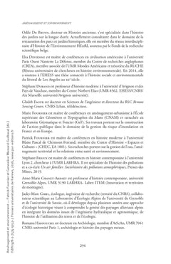 Aménagement et environnement