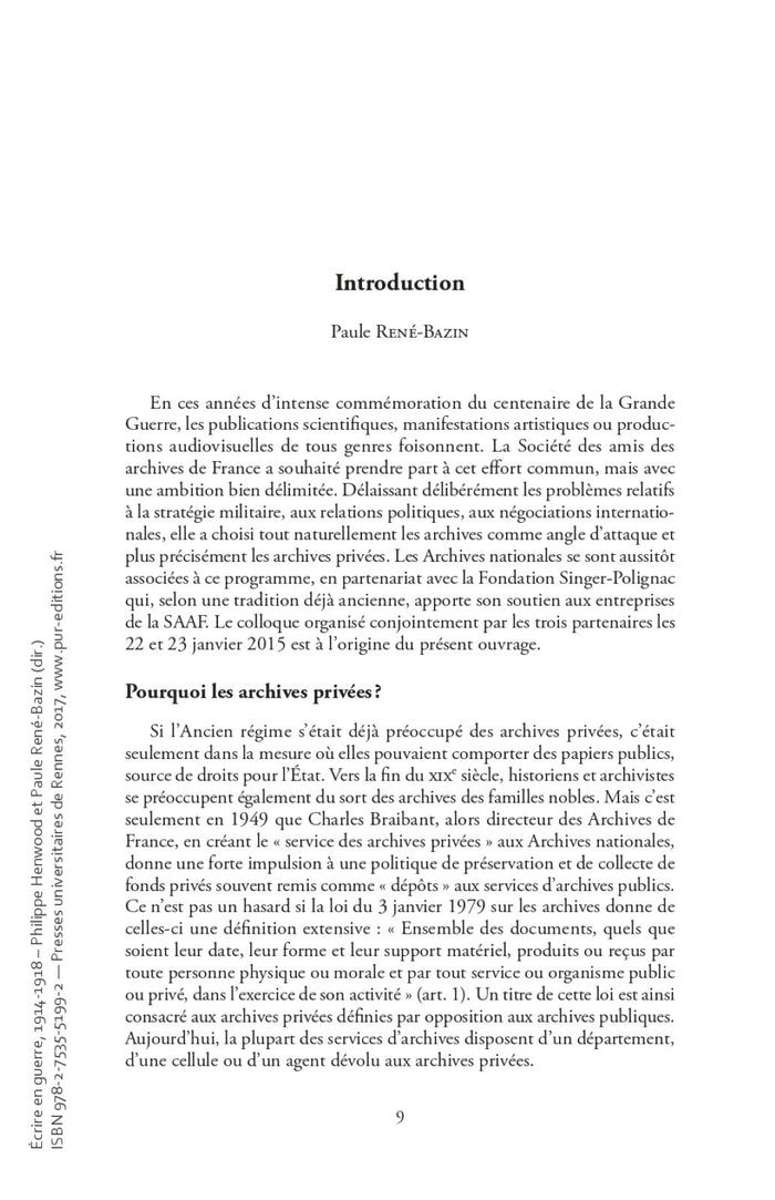 Écrire en guerre 1914-1918