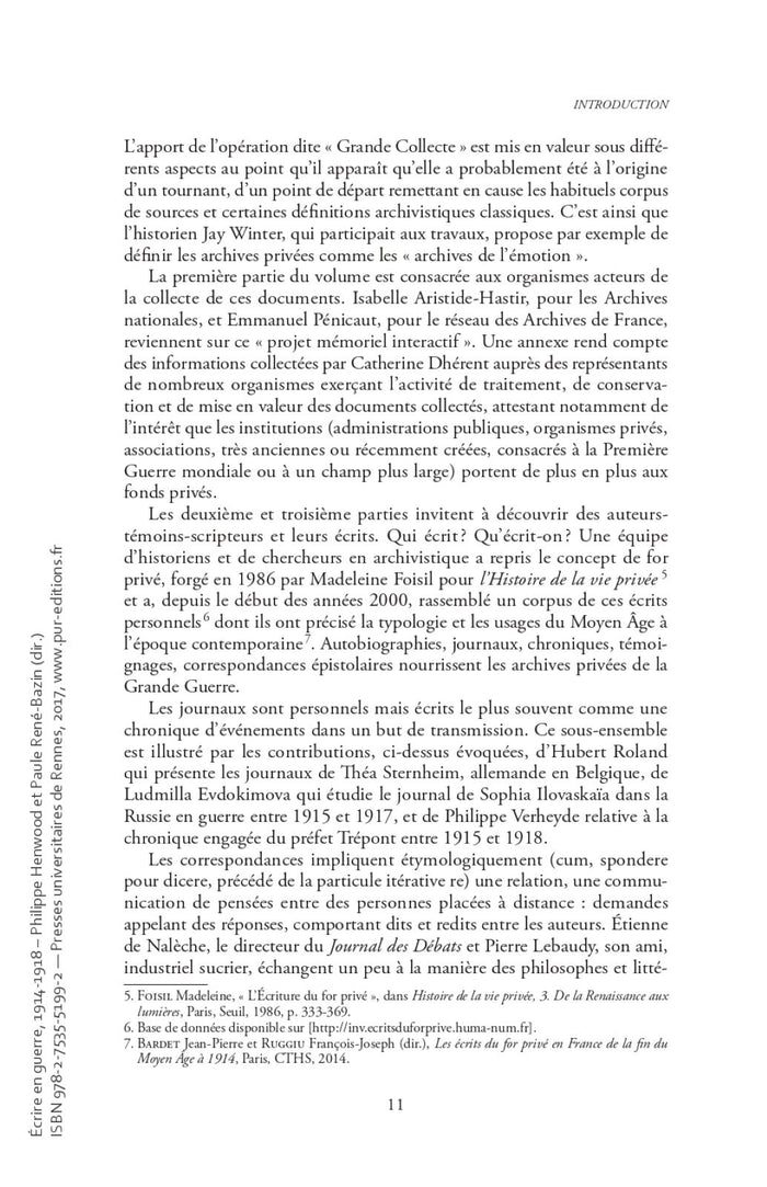 Écrire en guerre 1914-1918