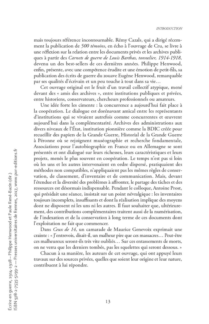 Écrire en guerre 1914-1918