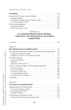 L'amphithéâtre, la galerie et le rail