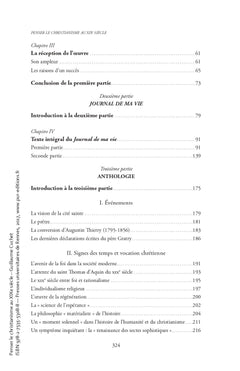 Penser le christianisme au XIXe siècle