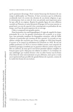 Penser le christianisme au XIXe siècle