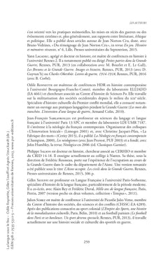 La langue sous le feu