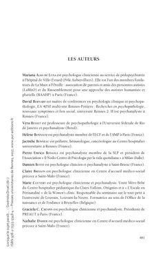 Lorsque le sujet paraît...
