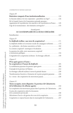 Coopératives et mondes agricoles