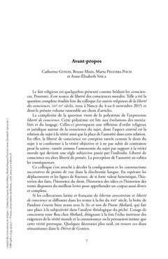 Liberté des consciences et religion