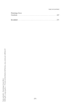 Faire autorité