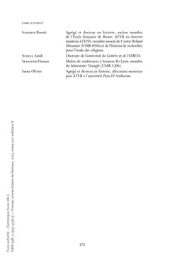 Faire autorité