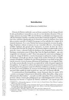 Aux marges de l'hérésie