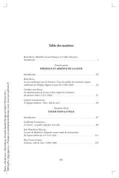 Paris, ville de cour (XIIIe-XVIIIe siècle)